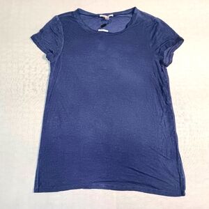 Cable & Gauge - Women's Shirt, Short Sleeve Relaxed, Navy Blue, size M (NWT)